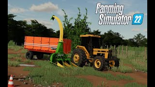 COMPRA DA FORRAGEIRA E CORTE DO MILHO PARA SILAGEM FARMING SIMULATOR 22 [upl. by Younger251]