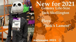 Gemmy Lifesize Jack Skellington NEW FOR 2021 [upl. by Primo169]