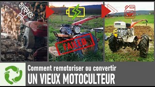 Convertir un motoculteur à lélectrique  Réussite ou pas [upl. by Nohs810]