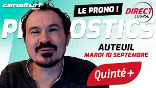 Pronostic Quinté et des courses PMU du Mardi 10 septembre 2024  En partenariat avec GenybetTurf [upl. by Leinad]