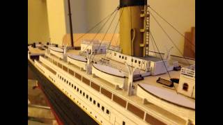 Titanic model build 1200 [upl. by Eidroj]