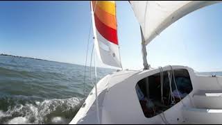 360VR ODay Daysailer III on Rehoboth Bay Delaware [upl. by Alver111]