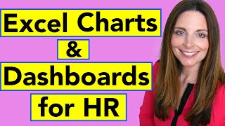 How to Create Charts and Dashboards in Excel FREE HR Dashboard Template [upl. by Nongim]