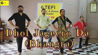 Dhol Jageero Da Bhangra  Punjabi Dance Easy Dance steps TEFI Music and Dance studio [upl. by Anirazc]