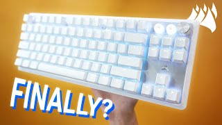 Corsair made a magnetic keyboard any good  Corsair K70 PRO TKL Review [upl. by Nwahsram554]