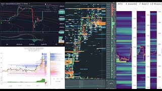 btc perp live bookmap tradingview hyblock liquidations bitcoin [upl. by Kam]