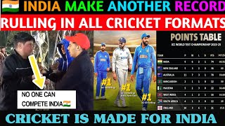 INDIA 🇮🇳 AT NO1 IN WTC  INDIA ON TOP IN ALL CRICKET FORMATS  IND VS AUS WTC FINAL [upl. by Cyd]