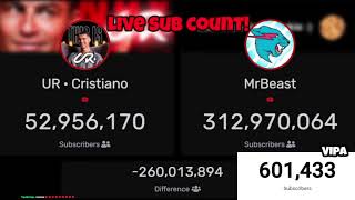 UR Cristiano Ronaldo Live Sub Count Cristiano Ronaldo New Channel [upl. by Posner728]