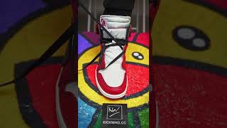 How to lace Off White X Air Jordan 1 High OG Chicago shoelacestyle fypagee nike chicago [upl. by Orozco104]