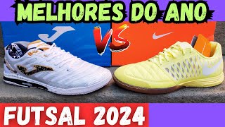 MELHORES CHUTEIRAS DE FUTSAL‼ NOVA JOMA REGATE REBOUND 2024 E NIKE LUNAR GATO 2 NOVA😍 TÁ PREPARADO❓😲 [upl. by Atsahs376]