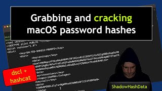 Grabbing and cracking macOS password hashes with dscl and hashcat [upl. by Armando333]