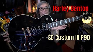 The Black Beauty Harley Benton SC Custom III P90 [upl. by Aihsena]