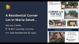 A Residential Corner Lot in Maria Salud Village [upl. by Nagek]