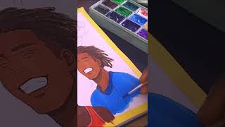 Painting Dark Skin Tones with Artists Loft Jelly Gouache 🎨 Sketchbook Art gouache darkskintone [upl. by Marina719]