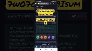 new 🆕 promo code pocket option 2023 trafing 7wO7oAtaH9Isum31 [upl. by Vitkun]