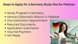 Germany Study Visa for Pakistan [upl. by Aneeg]