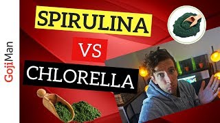 Spirulina Vs Chlorella  Which One Is Healthier [upl. by Ymerrej]