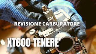 Carburetor restoration of XT600 TENERE 600  FULL TUTORIAL ITA [upl. by Lenes]