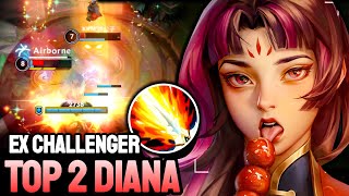 WILD RIFT DIANA  TOP 2 DIANA GAMEPLAY  GRANDMASTER RANKED [upl. by Henrique918]