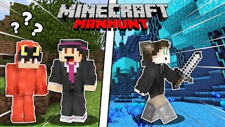 Minecraft Manhunt but WE SWAP MODDED DIMENSIONS [upl. by Ahtnama]