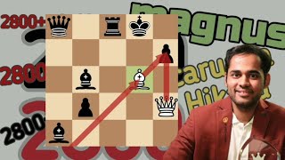 The GAME that pushed Arjun Erigaisi to the 2800 elo in the live chess rating [upl. by Laban803]