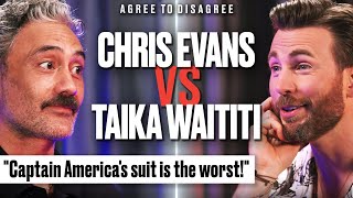 Chris Evans amp Taika Waititi Argue Over The Internets Big Debates  Agree to Disagree  ladbiblestories [upl. by Notlrac]