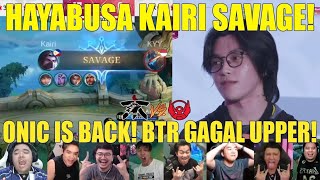 GOKILL HAYABUSA KAIRI SAVAGE VIDEO REACTION PARA STREAMER MPL [upl. by Hoye]