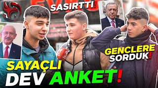 HIZLANDIRILMIŞ DEV ANKET ERDOĞAN MI KILIÇDAROĞLU MU YÜZ KİŞİYE SORDUK SAYAÇLI [upl. by Fawna]