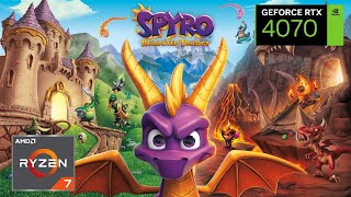 Spyro Reignited Trilogy  RTX 4070  4K 1440p 1080p  Ryzen 7 5700X  PC Performance [upl. by Alien]