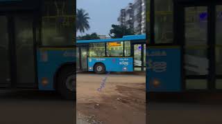 BMTC reoperating 328H volvo bus between Hosakote↔️Attibele via KadugodiWhite fieldSarjapur viral [upl. by Naegem611]