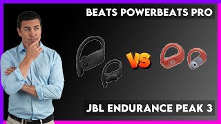 Beats Powerbeats Pro vs JBL Endurance Peak 3 Comparison [upl. by Ytrebil]