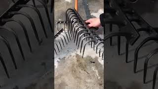 Carbon steel scarifier rake Good tools and machinery can increase work efficiency [upl. by Hieronymus]