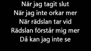 Hos Dig Är Jag Underbar  Patrik Isaksson lyrics [upl. by Okiam]