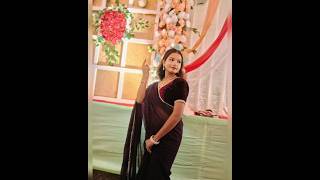 Bengali girl in saree 🫶🫣short vairal reels trending acction song [upl. by Ennoira]