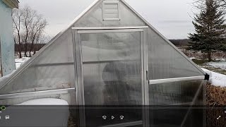 Heating and cooling a small greenhouse [upl. by Goodkin]