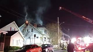 1803 Packer Street McKeesport Pa residential fire watched it with Talk is Pitt [upl. by Mccoy455]