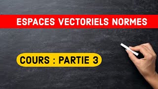 Espaces vectoriels normés  Suites convergentes dans un espace vectoriel normé [upl. by Vasya895]