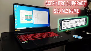 ACER NITRO 5  Tutorial UPGRADE SSD M2 NVME 512GB AN51555 ESPAÑOL 2023 [upl. by Alisa]