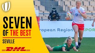 Seven Amazing Tries from Sevens in Seville [upl. by Bonner]