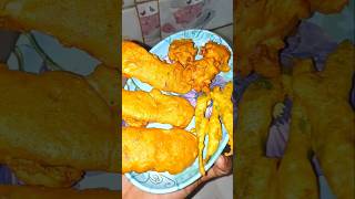 Kela pyaj ke pakode ASMR Cooking shorts asmrcooking inspiration sattumax food recipe [upl. by Swithbert]