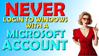 ❌ You Should NEVER Login To Windows with a Microsoft Account ❌ [upl. by Irrek478]