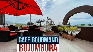 CAFE GOURMAND Best Place for chill out in Bujumbura Burundi  Nightlife in Bujumbura Burundi Africa [upl. by Baras]