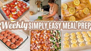 5 Day Family Meal Prep Simply Easy Recipes for the Week Ahead [upl. by Aiyn]