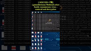 gonzofortuna MedusaLocker family ransomware virus shorts trending ransomwarevirus [upl. by Nnahgaem]