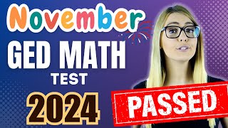 GED MATH 2024  Pass the GED MATH TEST with EASE [upl. by Annerb861]