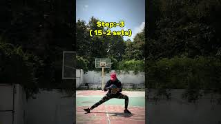 Middle split ✅  easy step by step shorts middlesplits fyp tutorial [upl. by Kerin]