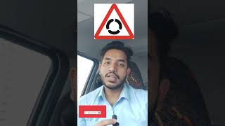 Bahrain Traffic signsRoundabout signshortsviralvideoviralshortstrendingtelugucarsbahrain [upl. by Aehsrop]