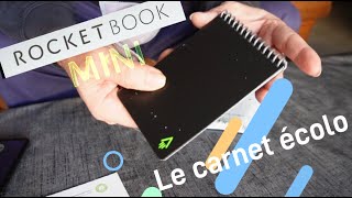 ROCKETBOOK MINI le carnet connecté écolo réutilisable foryou pourtoi unboxing test rocketbook [upl. by Muriel113]