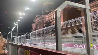 F1 2024 Singapore Grand Prix  Saturday OnTrack Action Padang Grandstand [upl. by Johnston]