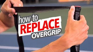 How to REPLACE your Overgrip the right way [upl. by Anitrebla950]